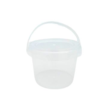 Emmertje Transparant met deksel 300ml (12st)