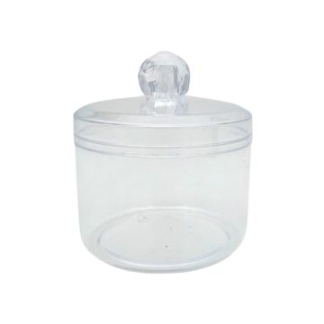 Bonbon Doosje Rond Transparant (12st) 