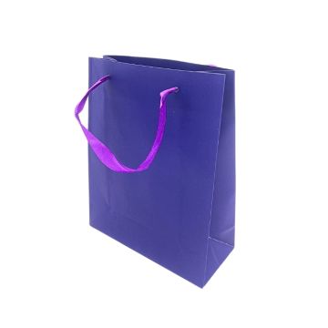 Kartonnen Cadeautas M Paars (12st)