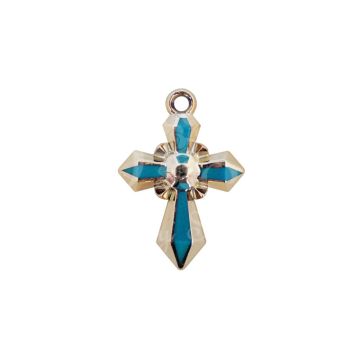 Kruis Amulet Blauw