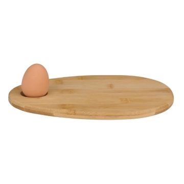 Ontbijtbord met eierhouder Alpina - 25x18cm