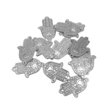 Mini Hand van Fatima Zilver (12st) 