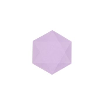 Bordjes Hexagon Klein Paars 