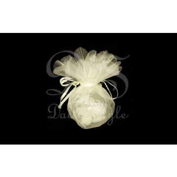 Organzazak Ø35cm Creme