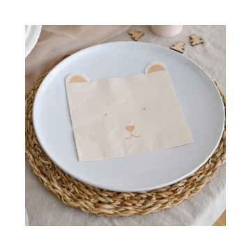 Servetten Teddy Beer Ginger Ray (16st) 