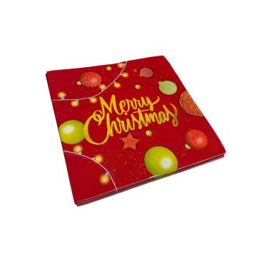 Servetten Merry Christmas Stars - 20 stuks