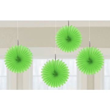 Mini Waaier Groen 4st
