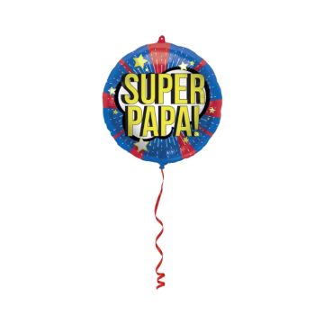 Folieballon Super Papa! (45cm) 