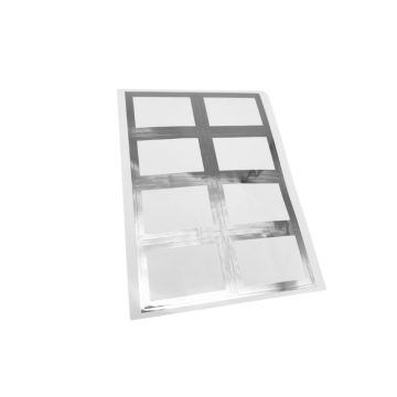 Zelfklevende Etiketten Zilver