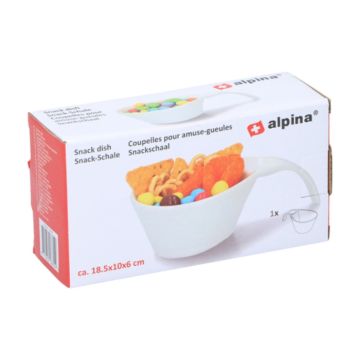 Alpina Snackschaal met handvat (18,5x10x6cm)