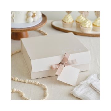 Cadeaudoos Hello Baby Creme Ginger Ray 