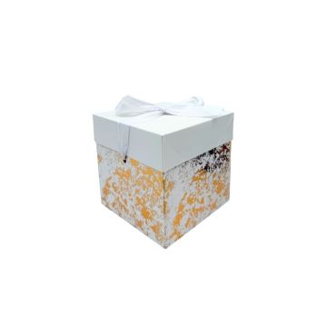 Cadeaudoos Marmer Wit & Goud 10cm