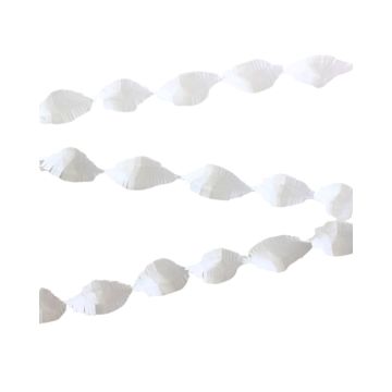 Crepe Guirlande Wit (24m)
