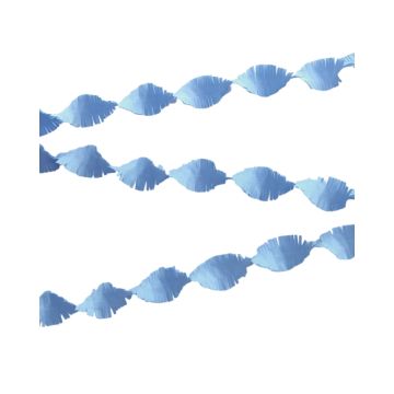 Crepe Guirlande Blauw