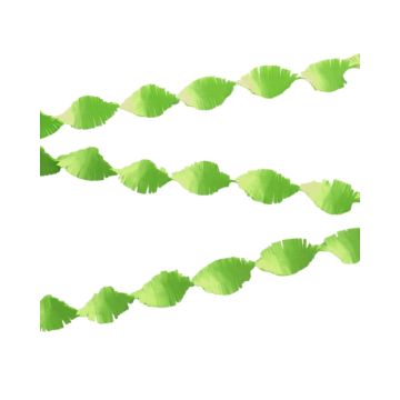 Crepe Guirlande Appelgroen (24m)