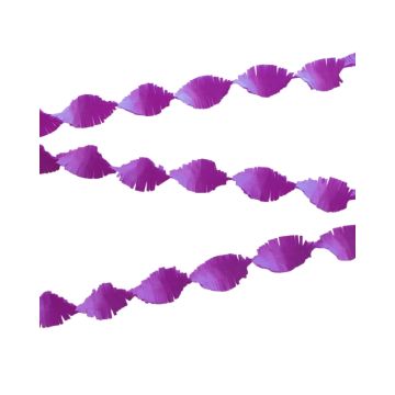 Crepe Guirlande Paars