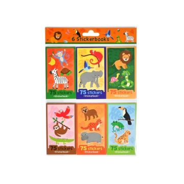 Stickerboekjes Jungle Dieren