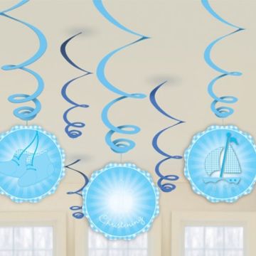 Swirl Christening Jongen