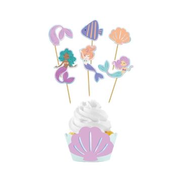 Cupcake Decoset Zeemeermin