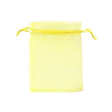 Organzazak M 10x13cm Geel