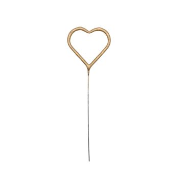 Hart Sparkler Goud (17cm)