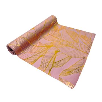 Deco Stof Velvet - Wit & Goud 