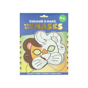 Kleur je eigen masker Leeuw
