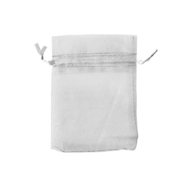 Organzazak M 10x13cm Grijs