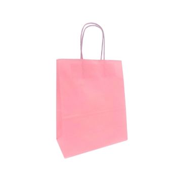 Grote papieren cadeautas roze