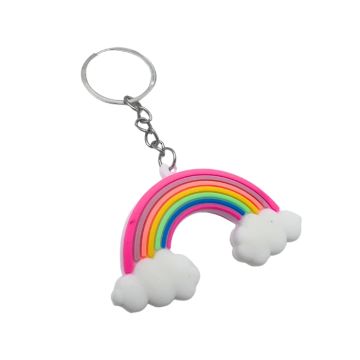 Sleutelhanger Regenboog (4st) 