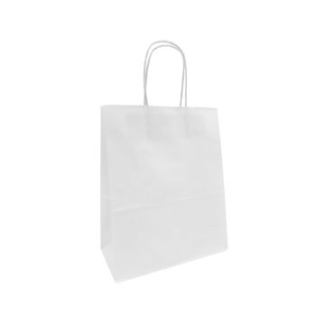 Grote papieren cadeautas wit