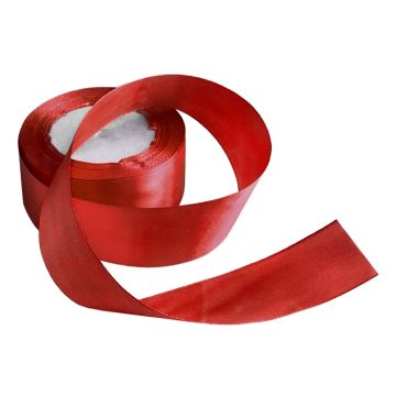 Satijnlint Rood - 4 cm x 22,8 m