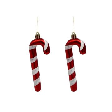 Kersthanger Candy Cane - 2 stuks