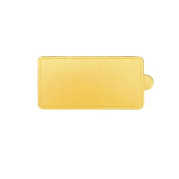 Gebakskarton Rechthoek Goud (20st)