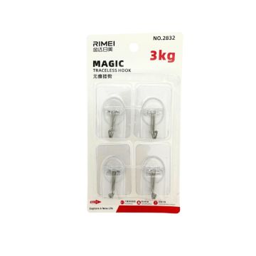 Plakhaak Transparant (4st) 