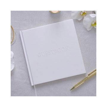Gastenboek Wit Modern Luxe 