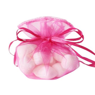 Organzazak Ø35cm Fuchsia (12st)