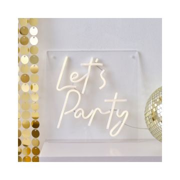 Led Lamp - Let's Party Ginger Ray 