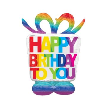 AirLoonz Folieballon Birthday Present (196x127cm)