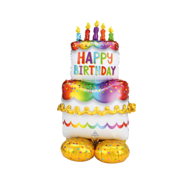 AirLoonz Folieballon HB Taart (134cm)