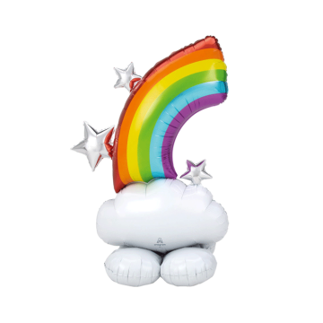 AirLoonz Folieballon Regenboog (132cm)