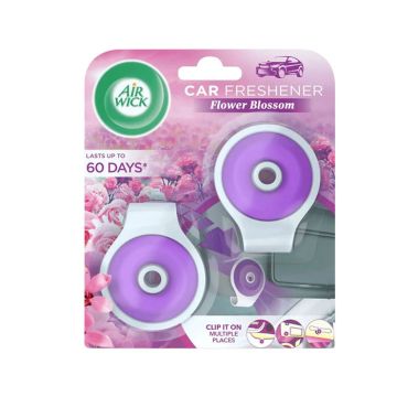 Airwick Auto Luchtverfrisser Clip Flower Blossom (2st) 
