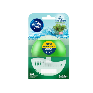 Ambi Pur Toiletblok 5in1 Tea Tree & Pine (55ml) 
