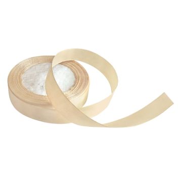 Satijnlint 2cm Creme