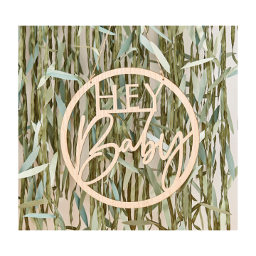 Houten Hanger Hey Baby Botanical Ginger Ray 