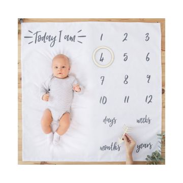 Baby Milestone Deken Ginger Ray 