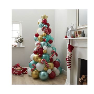 Ballonnen Kerstboom set Ginger Ray - 100+ ballonnen - 1 set