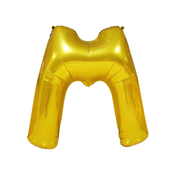 Folieballon M Goud (43cm)