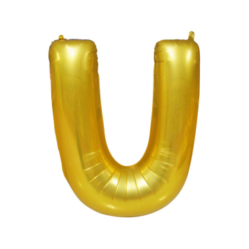 Folie Ballon U Goud 40cm