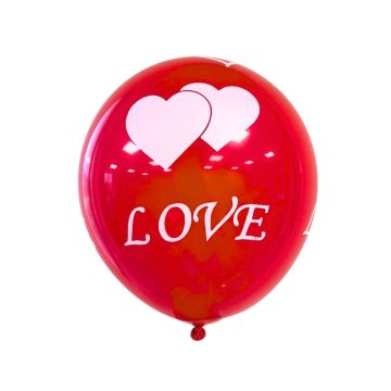 Ballonnen Love Rood (10st) 